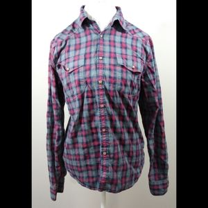 Lucky Brand Size Small Classic Fit Flannel shirt